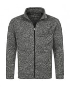 Heren Fleece Vest Active Knit Stedman 5850 Dark Grey Melange